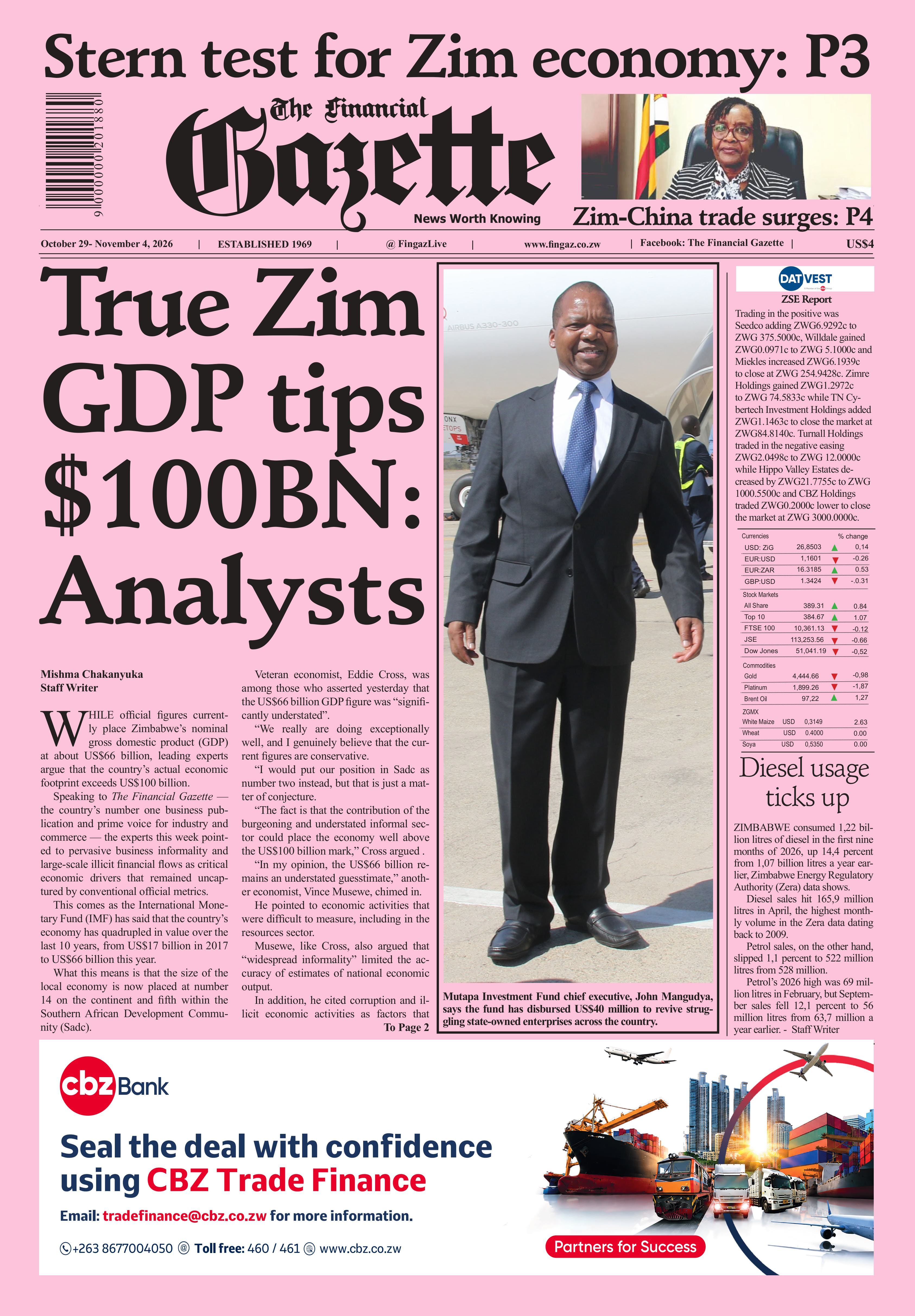 Thursday 29 October 2026